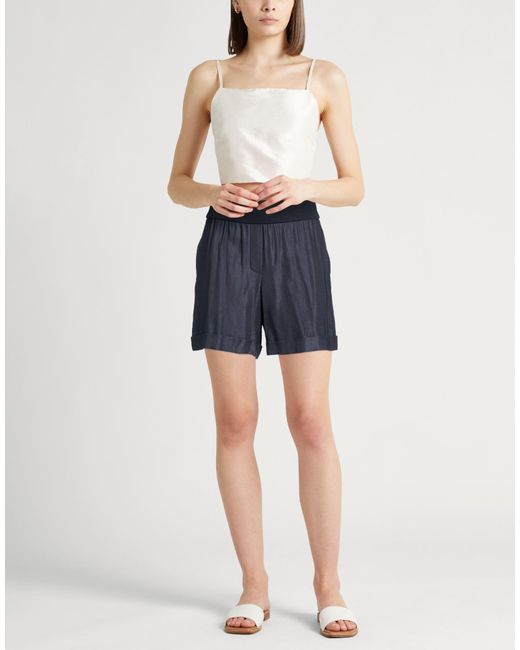 Peserico Blue Shorts & Bermuda Shorts