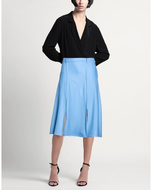 Crida Milano Blue Midi Skirts