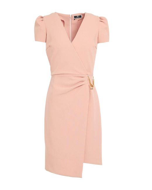 sachin and babi light blue dress Elisabetta Franchi - Midi Dress with Bow Detail - Black - Dress - Made in  Italy - Luxury Exclusive Collection