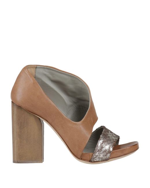 Ixos Brown Light Sandals Leather