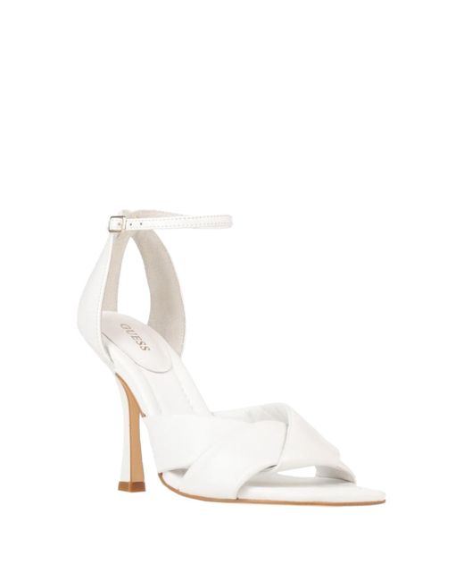 Guess White Sandals