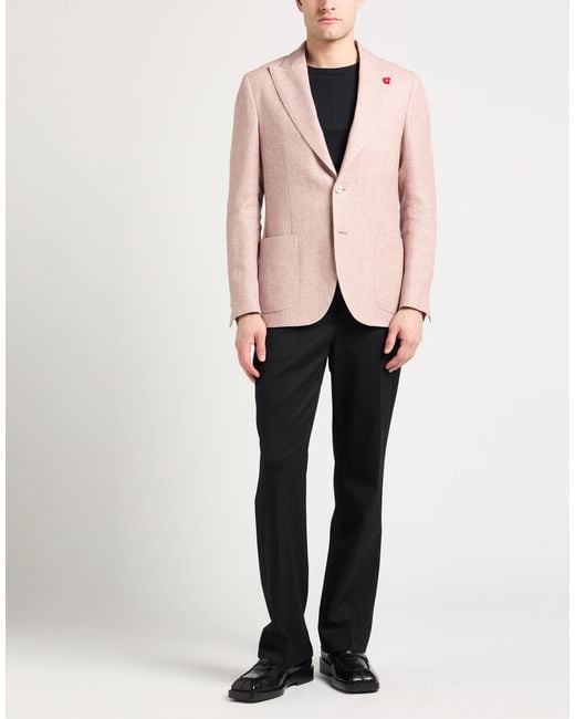 Lardini Pink Blazer for men