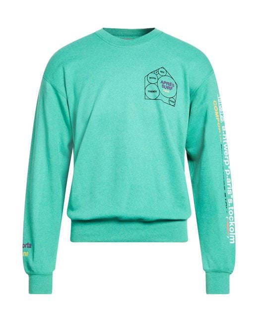 Sudadera APRÈS SURF de hombre de color Green