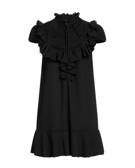 DSquared² Black Mini Dress Polyester