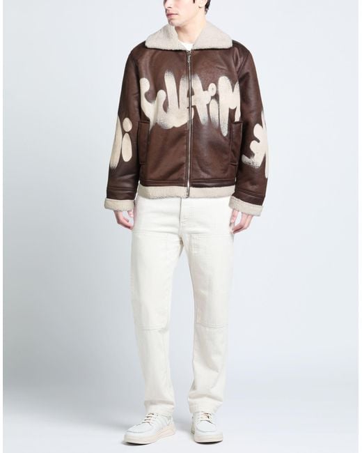 DISCLAIMER Brown Jacket for men