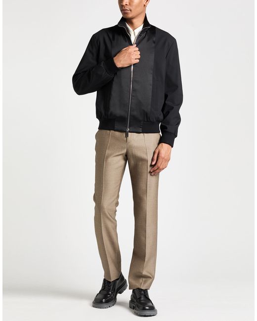 DSquared² Black Jacket Virgin Wool, Elastane, Polyester for men