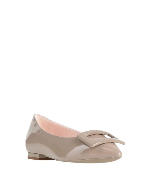 Roger Vivier Gray Ballet Flats