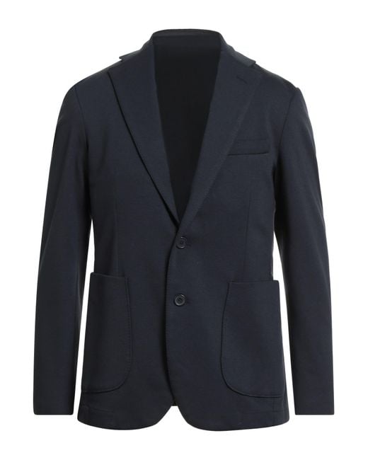 MARCIANO BY GUESS Blue Midnight Blazer Polyester, Viscose, Elastane for men