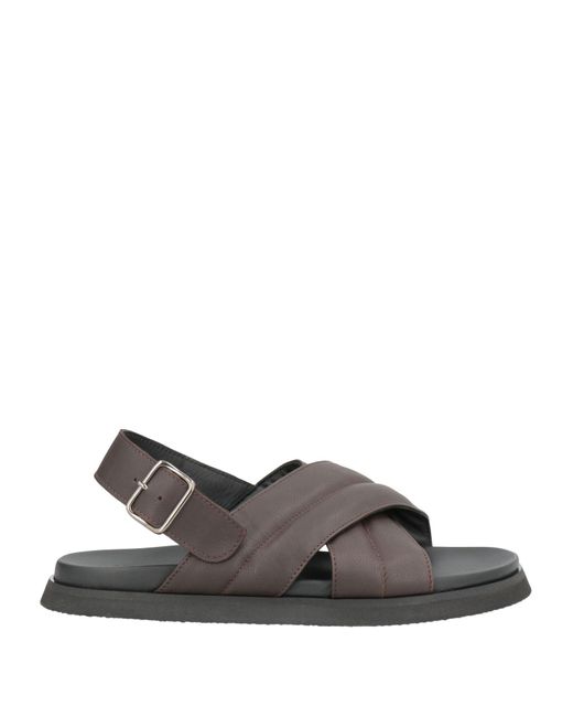 Attimonelli's Gray Sandals for men