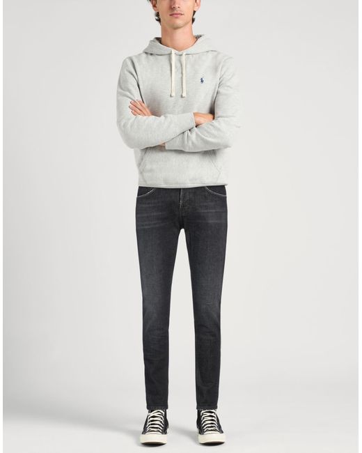 Dondup Gray Jeans Cotton, Elastane for men
