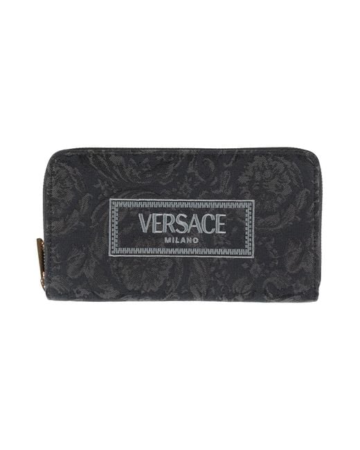 Billetera Versace de color Black
