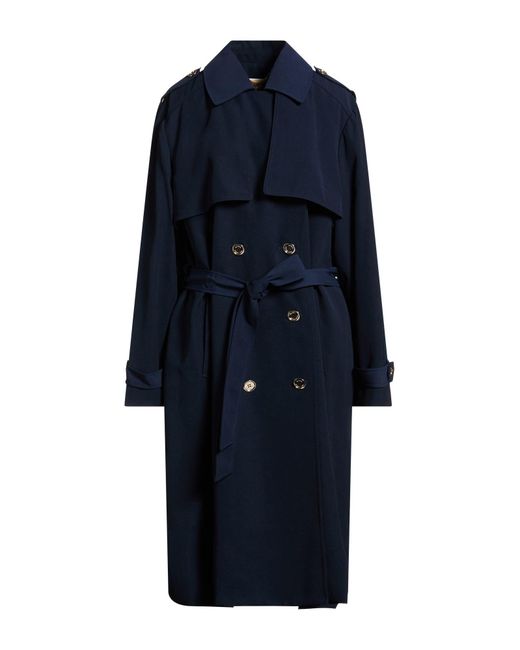 MICHAEL Michael Kors Blue Overcoat & Trench Coat