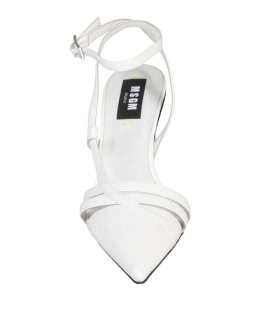 MSGM White Pumps