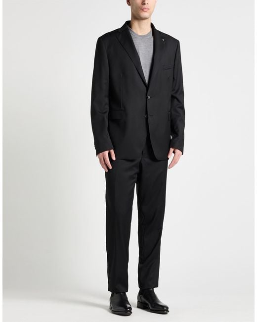 Tagliatore Black Suits for men