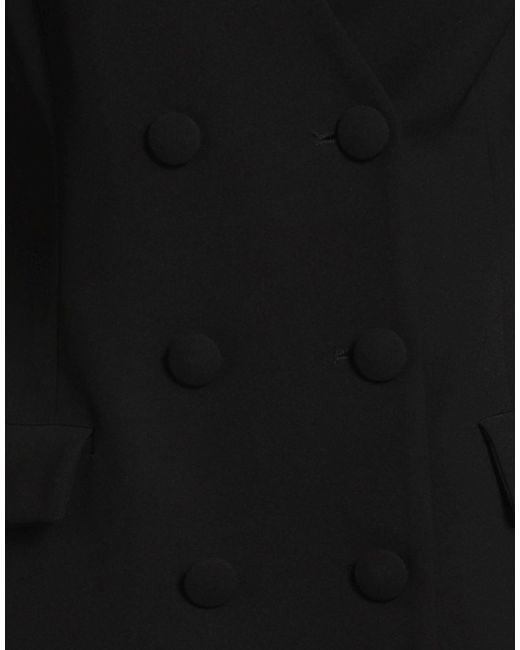 DOUBLE C Black Mini Dress Polyester, Elastane