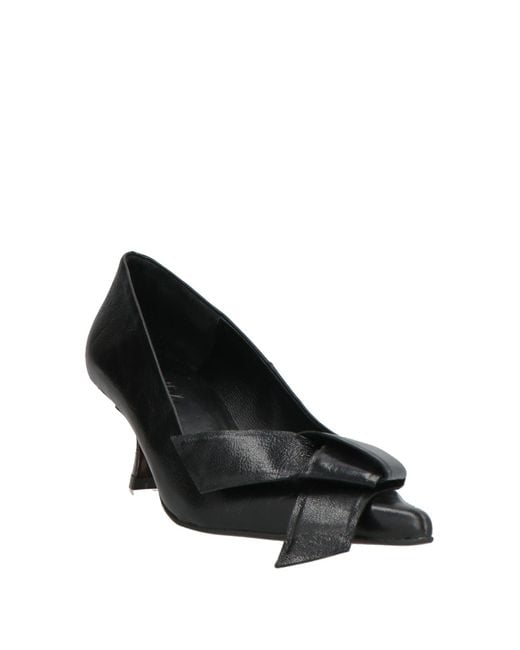Zinda Black Pumps Leather