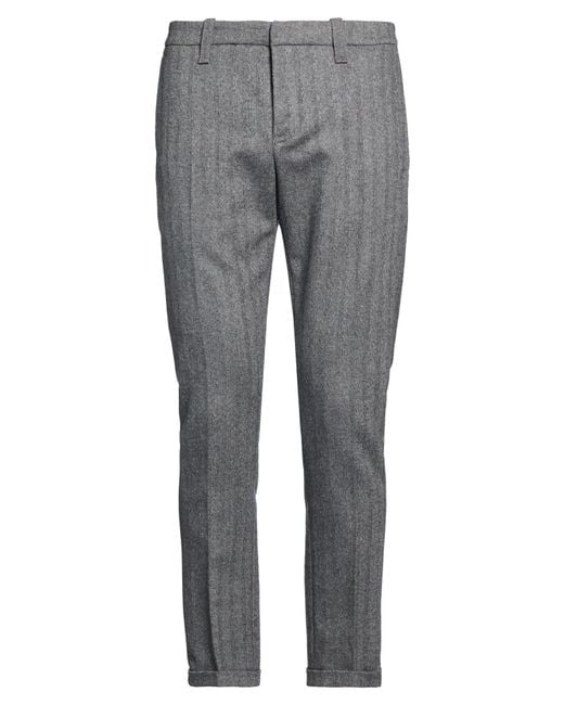 Dondup Gray Trouser for men