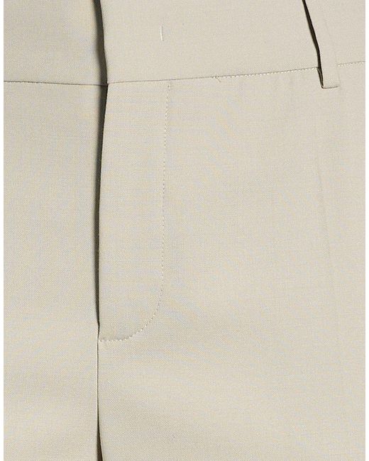 Moschino White Pants Polyester, Wool, Elastane