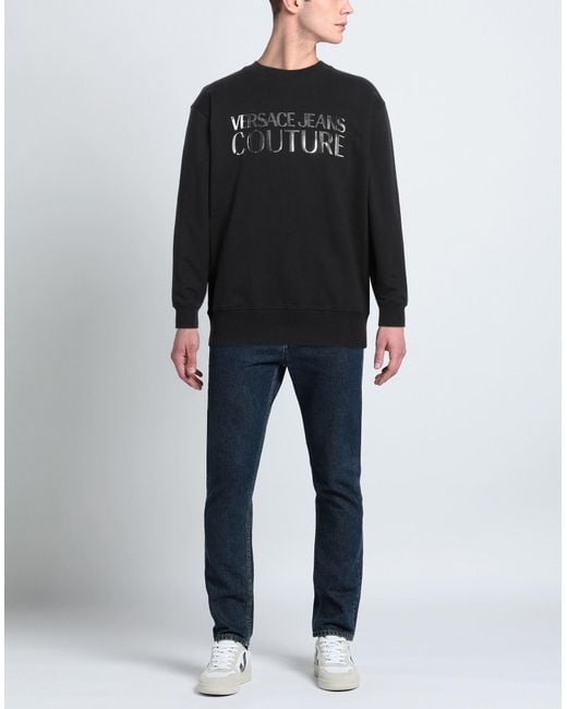 Versace Jeans Couture Black Sweatshirt for men