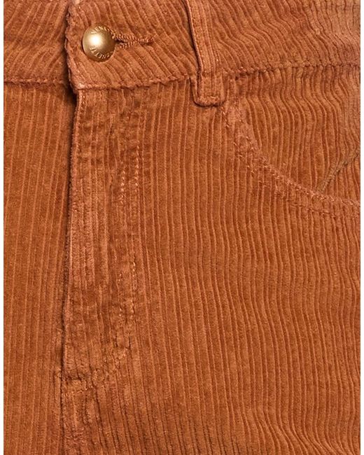 Nenette Brown Pants Cotton, Elastane