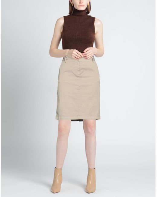 Aspesi Natural Mini Skirt