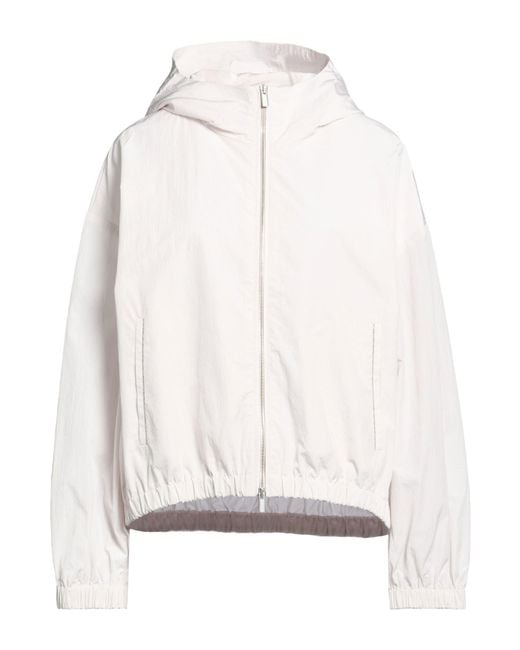 Peserico White Jacket Polyamide, Cotton, Elastane