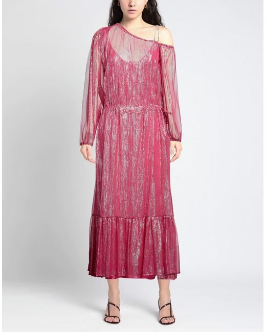 SFIZIO STUDIO Pink Maxi-Kleid