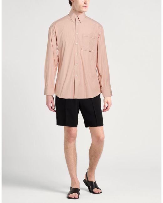 Ferragamo Pink Shirt Cotton for men