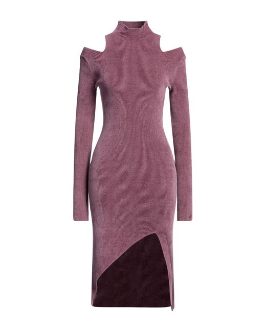 Just Cavalli Purple Midi Dress