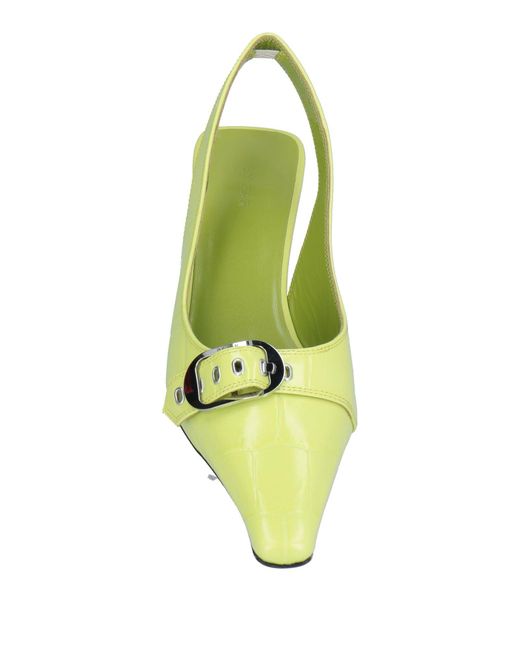 By Far Yellow Pumps