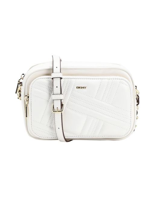 DKNY White Cross-body Bag