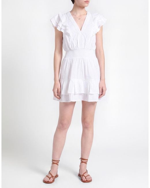 Poupette White Mini Dress Cotton