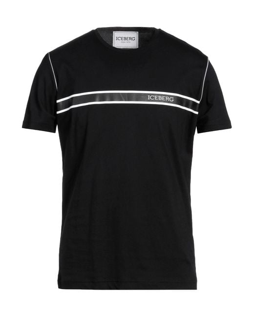 Iceberg Black T-shirt for men