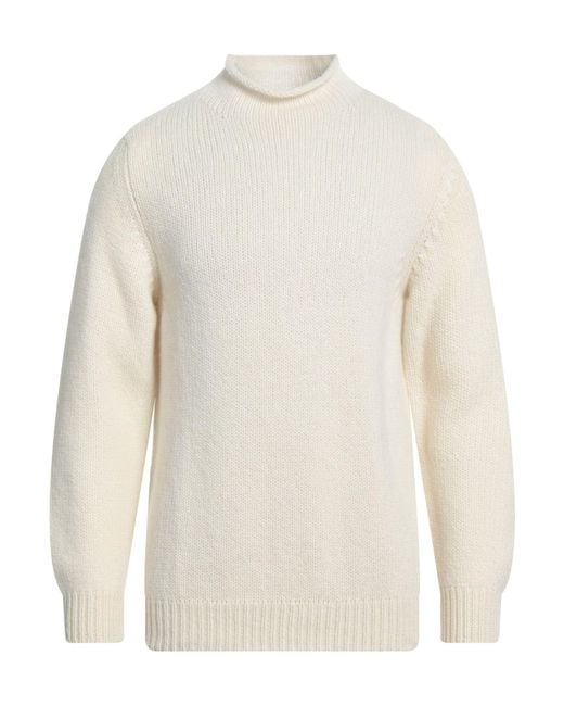 Fedeli White Turtleneck for men