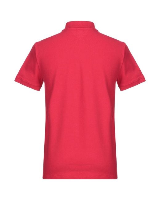 Versace Red Polo Shirt Cotton for men