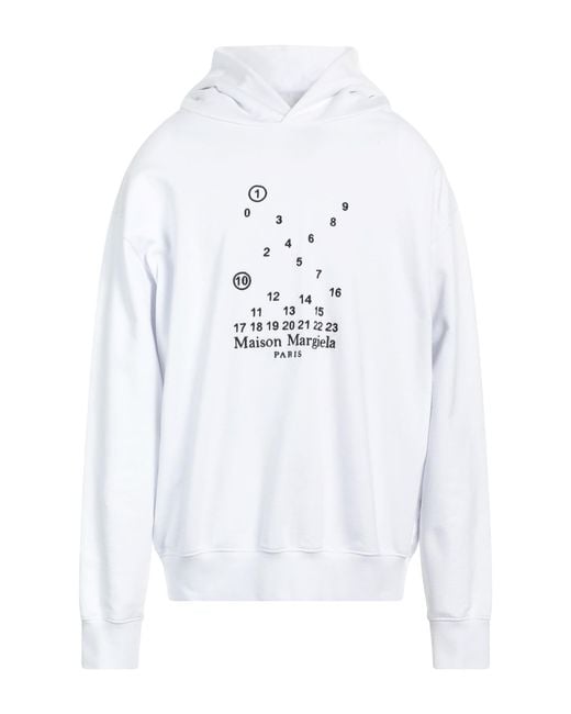 Maison Margiela White Sweatshirt Cotton for men