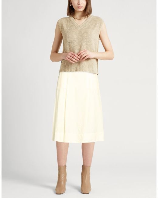 Peserico Natural Midi Skirt