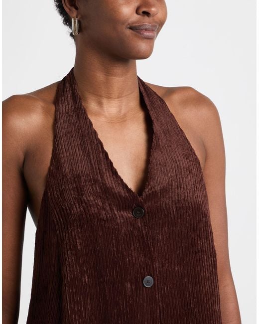 Alysi Purple Crème Maxi Dress Viscose