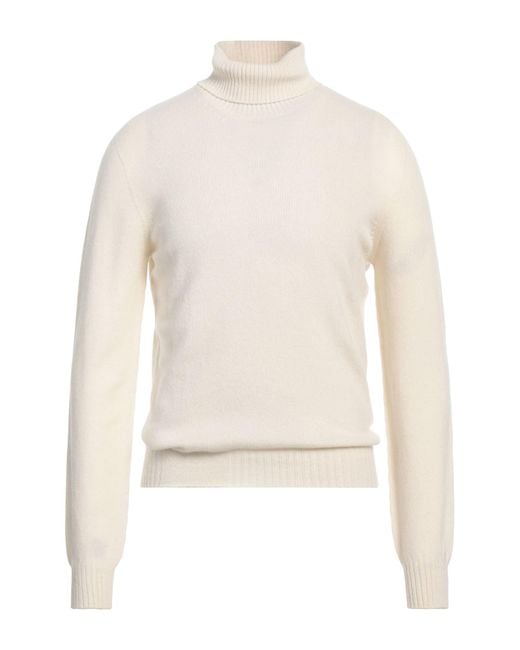 Scaglione Rollkragenpullover in White für Herren