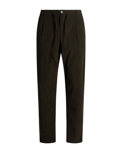 Fred Mello Black Military Pants Polyester for men