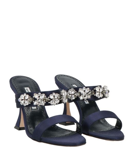 Manolo Blahnik Blue Sandals