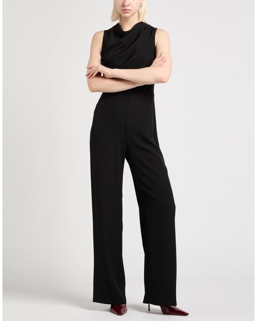 ViCOLO Black Jumpsuit Polyester, Elastane