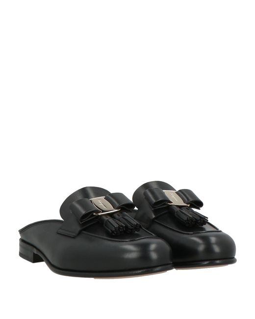 Ferragamo Black Mules & Clogs