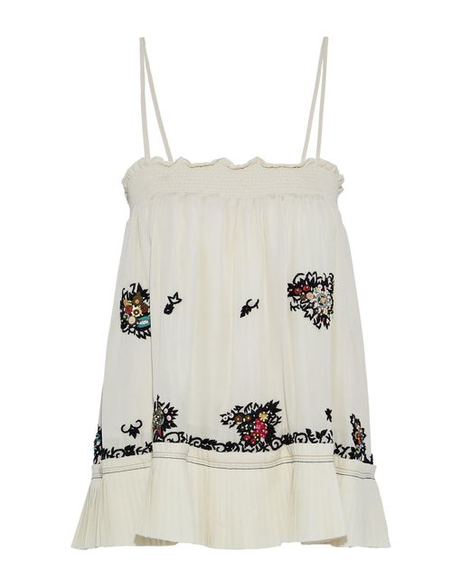 10 Crosby Derek Lam Top da donna di colore bianco 10 Crosby Derek Lam Top da donna di colore bianco