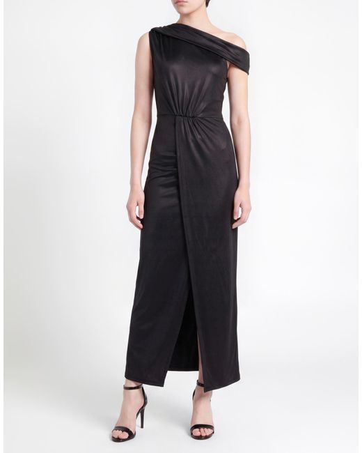 ViCOLO Black Maxi Dress Polyester, Elastane