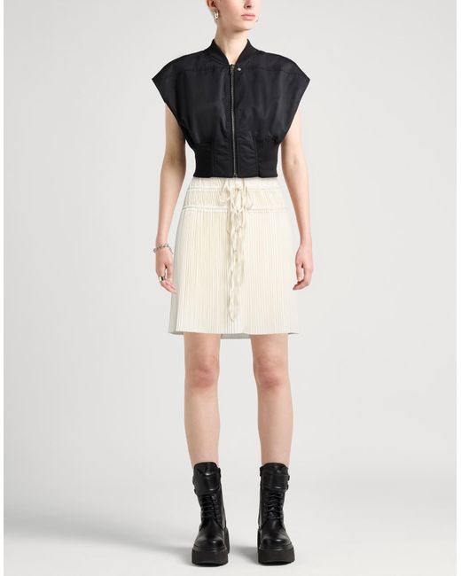 Helmut Lang Natural Minirock