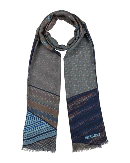 Missoni Blue Scarf for men