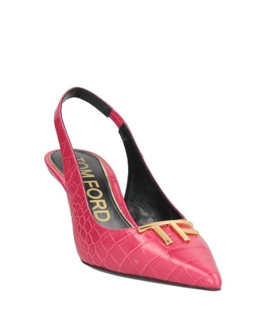 Tom Ford Pink Pumps Calfskin