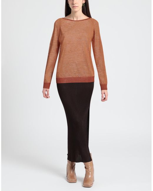 Pullover Maliparmi de color Brown