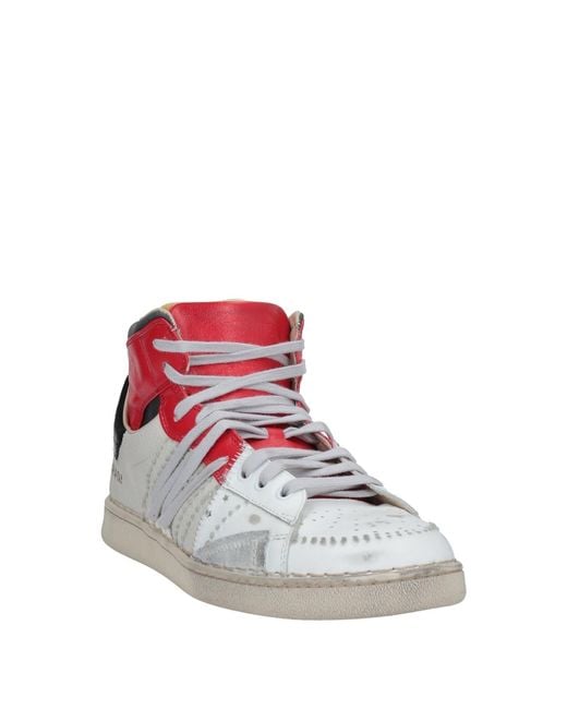 HIDNANDER Red Ivory Sneakers Leather for men